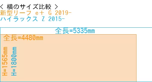 #新型リーフ e＋ G 2019- + ハイラックス Z 2015-